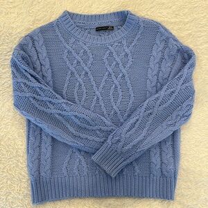 Medium Black Tape Knit Sweater